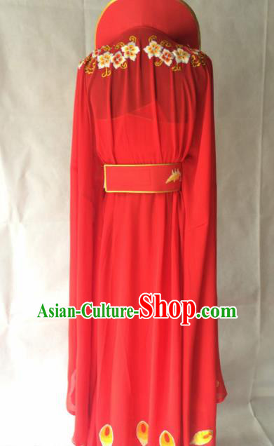 Traditional Chinese Beijing Opera Imperial Concubine Costume Ancient Peri Red Dress for Women Traditional Chinese Beijing Opera Imperial Concubine Costume Ancient Peri Red Dress for Women