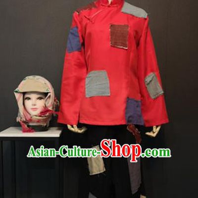 Traditional Chinese Ancient Drama Poor Men Clothing