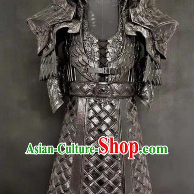 Chinese Ancient Drama Han Dynasty Warrior Costume General Body Armor Complete Set