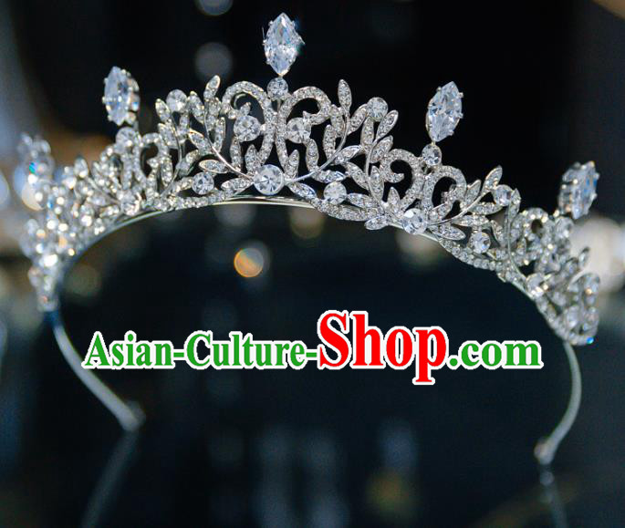 Handmade Wedding Hair Accessories Princess Zircon Royal Crown for Women Handmade Wedding Hair Accessories Princess Zircon Royal Crown for Women