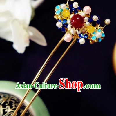 Chinese Ancient Hair Accessories Classical Hair Clip Traditional Palace Hanfu Hairpins for Women