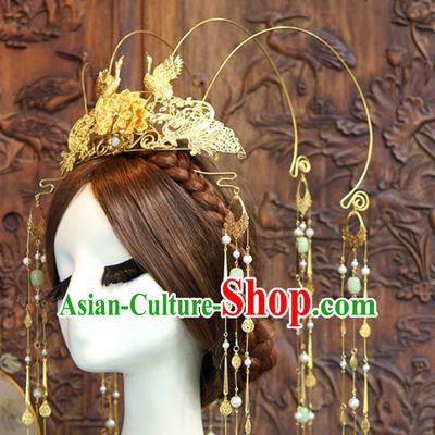 Double Cranes Handmade Headpiece from House of Flying Daggers