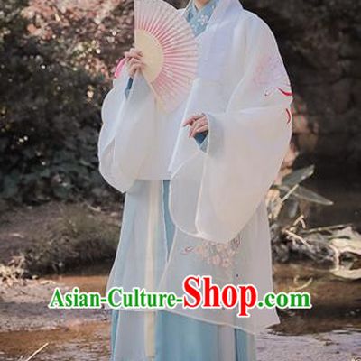 Traditional Chinese Ming Dynasty Princess Replica Costumes Ancient Palace Lady Embroidered Hanfu Dress for Women