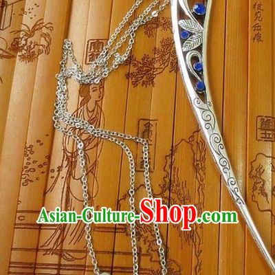 Chinese Ancient Queen Hair Accessories Traditional Hanfu Palace Tassel Hairpins for Women