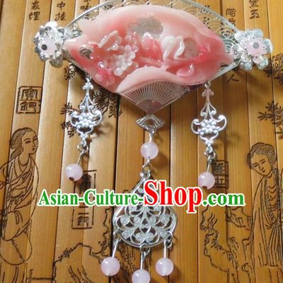 Chinese Ancient Queen Hair Accessories Traditional Hanfu Palace Tassel Hair Claw for Women