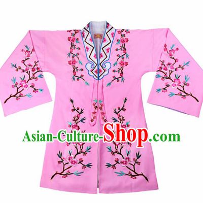 Professional Chinese Traditional Beijing Opera Actress Costume Pink Cloak for Adults