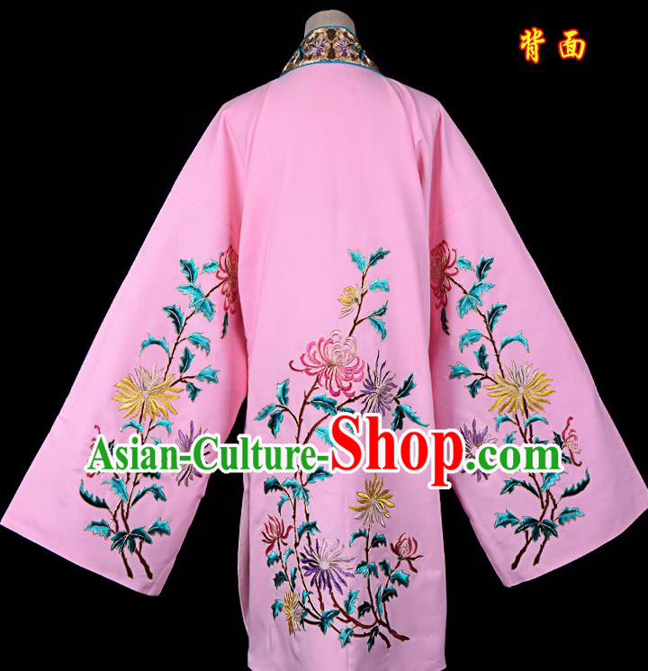 Professional Chinese Traditional Beijing Opera Princess Costume Embroidered Chrysanthemum Pink Dress for Adults Professional Chinese Traditional Beijing Opera Princess Costume Embroidered Chrysanthemum Pink Dress for Adults