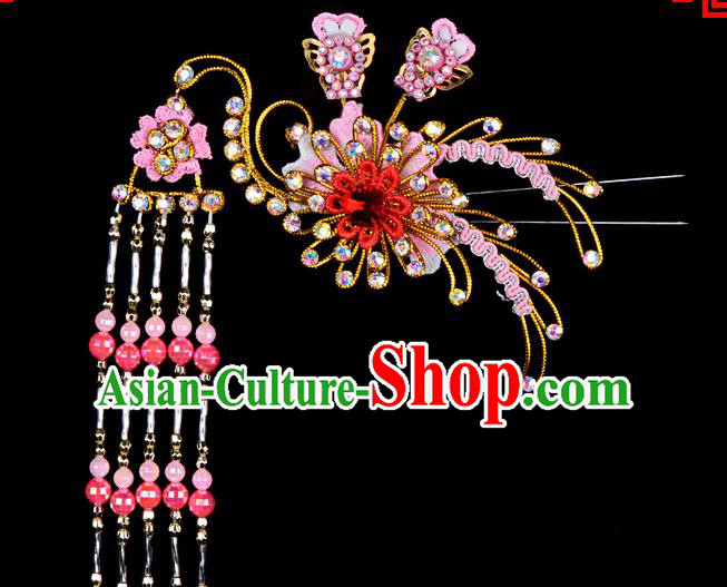 Professional Chinese Beijing Opera Hair Accessories Ancient Princess Hairpins Headwear for Women Professional Chinese Beijing Opera Hair Accessories Ancient Princess Hairpins Headwear for Women
