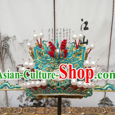 Chinese Beijing Opera Old Men Hair Accessories Ancient Prime Minister Hat for Men