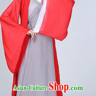 Chinese Traditional Stage Performance Dance Costume Classical Dance Grey Dress for Women