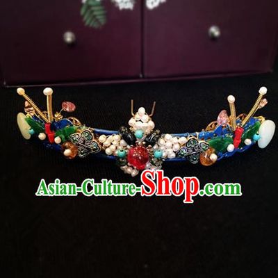 Chinese Ancient Handmade Floral Twinkle Hairpins Traditional Classical Hair Accessories for Women