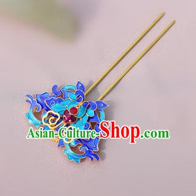 Chinese Traditional Handmade Blueing Hairpins Classical Hair Accessories for Women