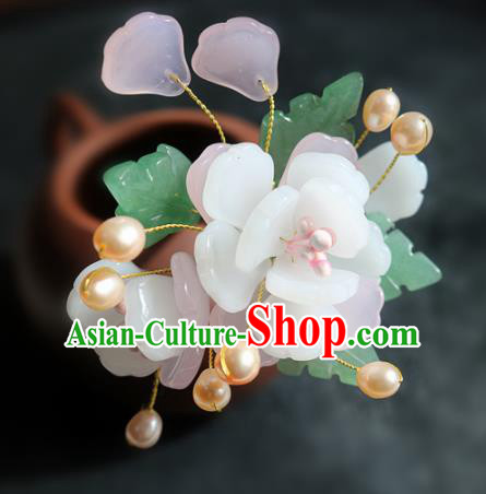 Chinese Ancient Handmade Flowers Hairpins Traditional Classical Hair Accessories for Women Chinese Ancient Handmade Flowers Hairpins Traditional Classical Hair Accessories for Women