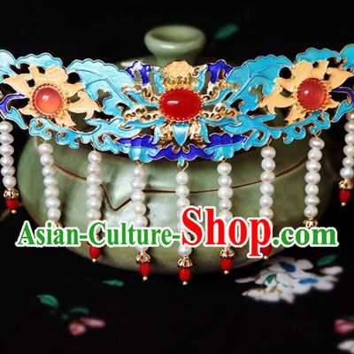 Chinese Ancient Handmade Palace Hair Crown Hairpins Traditional Classical Hair Accessories for Women