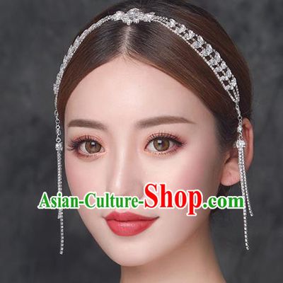 Top Grade Handmade Wedding Hair Clasp Bride Zircon Hair Accessories for Women