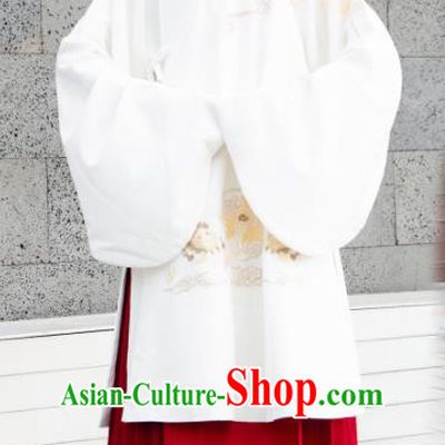 Traditional Chinese Ancient Ming Dynasty Palace Princess Embroidered Replica Costume for Women