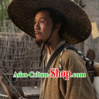 Handmade Ancient Chinese Doctor Bamboo Hat