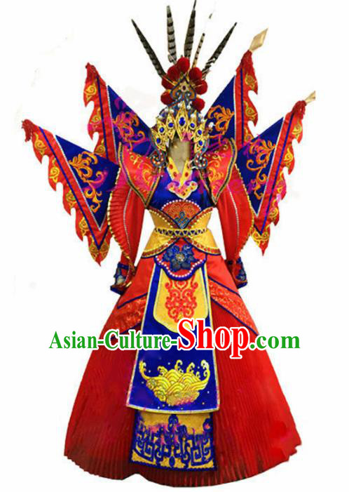 Chinese Traditional National Dance Clothing Classical Dance Beijing Opera Red Dress for Women Chinese Traditional National Dance Clothing Classical Dance Beijing Opera Red Dress for Women
