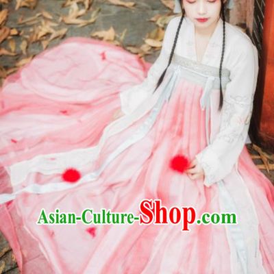 Chinese Traditional Tang Dynasty Princess Historical Costume Ancient Noble Lady Hanfu Dress for Women