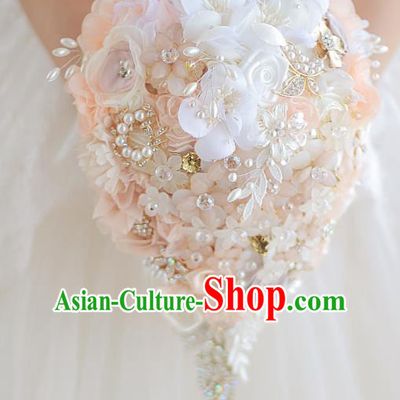 Top Grade Wedding Bridal Bouquet Hand Tied Bouquet Flowers for Women