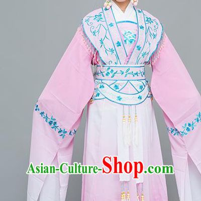 Chinese Traditional Peking Opera Princess Pink Dress Classical Beijing Opera Actress Costume for Adults