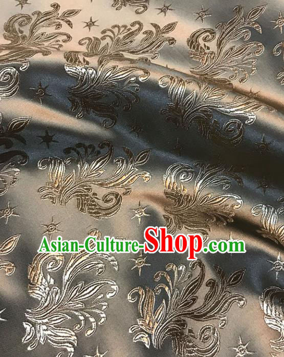 Asian Chinese Royal Pattern Light Tan Brocade Fabric Traditional Silk Fabric Tang Suit Material Asian Chinese Royal Pattern Light Tan Brocade Fabric Traditional Silk Fabric Tang Suit Material