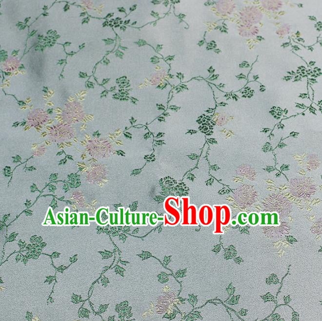Asian Chinese Royal Chrysanthemum Pattern Brocade Fabric Traditional Silk Fabric Kimono Material Asian Chinese Royal Chrysanthemum Pattern Brocade Fabric Traditional Silk Fabric Kimono Material
