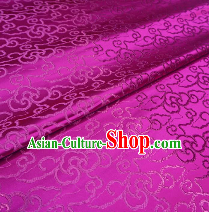 Asian Chinese Traditional Brocade Fabric Clouds Pattern Rosy Satin Tang Suit Silk Material Asian Chinese Traditional Brocade Fabric Clouds Pattern Rosy Satin Tang Suit Silk Material