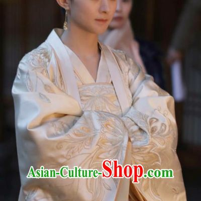 Drama The Story Of MingLan Chinese Ancient Song Dynasty Nobility Dowager Embroidered Historical Costume for Women