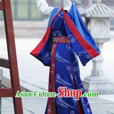 The Story Of MingLan Chinese Ancient Drama Song Dynasty Imperial Madame Embroidered Costume and Headpiece for Women