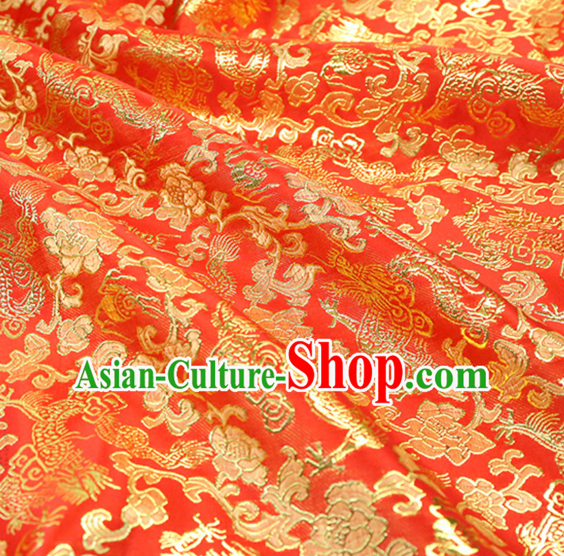 Wide Width Traditional Dragon Fabric Wide Width Traditional Dragon Fabric