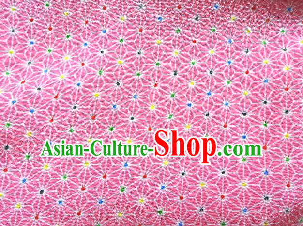 Asian Traditional Classical Pattern Pink Tapestry Satin Brocade Fabric Japanese Kimono Silk Material Asian Traditional Classical Pattern Pink Tapestry Satin Brocade Fabric Japanese Kimono Silk Material