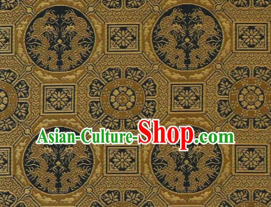 Asian Traditional Classical Pattern Brocade Fabric Japanese Kimono Satin Silk Material Asian Traditional Classical Pattern Brocade Fabric Japanese Kimono Satin Silk Material