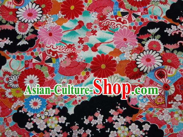 Asian Traditional Classical Pattern Tapestry Satin Nishijin Brocade Fabric Japanese Kimono Silk Material Asian Traditional Classical Pattern Tapestry Satin Nishijin Brocade Fabric Japanese Kimono Silk Material