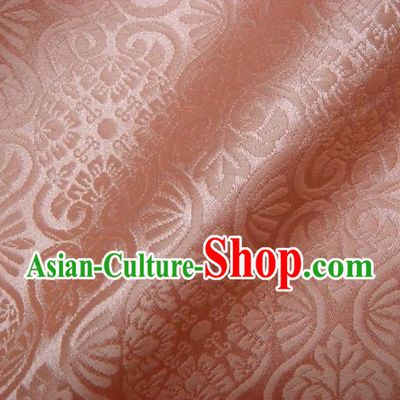 Asian Traditional Kyoto Kimono Brocade Classical Pattern Pink Damask Fabric Japanese Tapestry Satin Silk Material