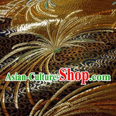 Asian Traditional Classical Spiraea Hypericifolia Pattern Damask Brocade Fabric Japanese Kimono Tapestry Satin Silk Material