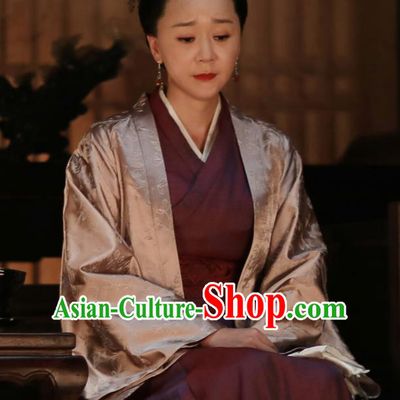 Drama The Story Of MingLan Chinese Song Dynasty Embroidered Costume Ancient Contessa Hanfu Dress for Women