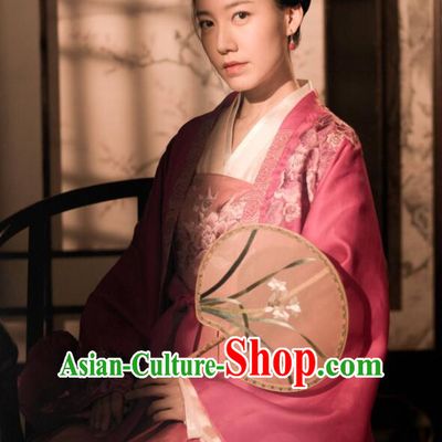 Drama The Story Of MingLan Chinese Song Dynasty Nobility Lady Historical Costume Ancient Concubine Embroidered Hanfu Dress for Women