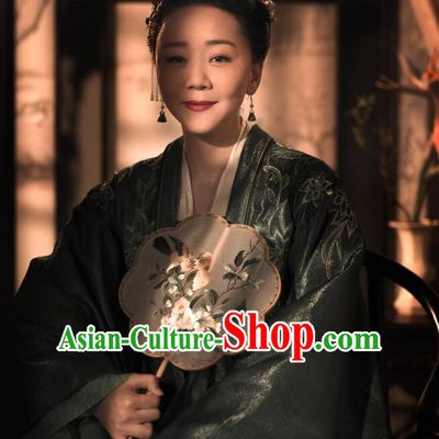 The Story Of MingLan Chinese Song Dynasty Royal Historical Costume Ancient Contessa Embroidered Hanfu Dress for Women