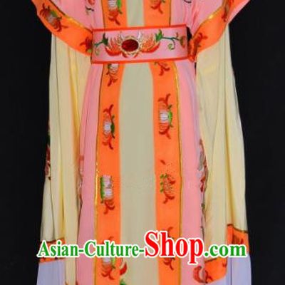 Chinese Traditional Beijing Opera Niche Embroidered Pink Robe Peking Opera Scholar Costume for Men