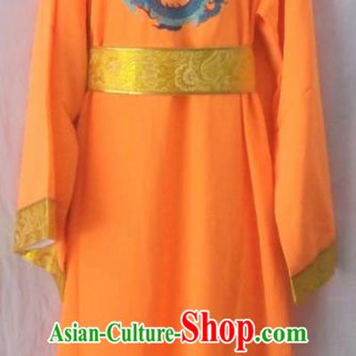 Chinese Traditional Beijing Opera Eunuch Yellow Robe Peking Opera Costume for Men
