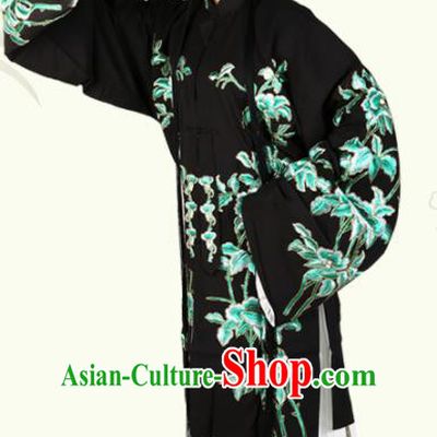 Chinese Traditional Beijing Opera Diva Black Dress Ancient Young Lady Costume for Women