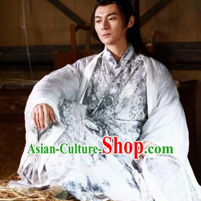 Chinese Ancient Drama Zhao Yao Knight Young Swordsman Replica Costume for Men