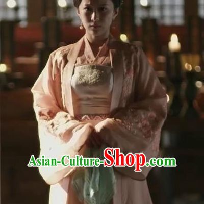 Traditional Chinese Ancient Young Mistress Embroidered Dress Drama The Story Of MingLan Nobility Lady Replica Costume for Women