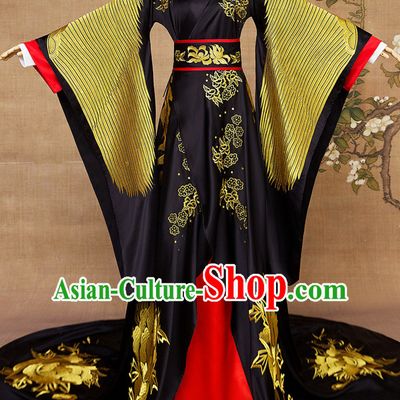 Ancient Chinese Empress Embroidered Phoenix Royal Clothing Complete Set