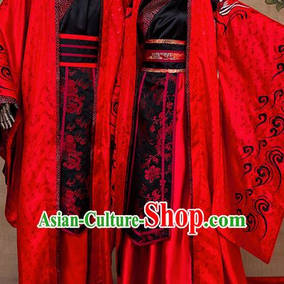 Ancient Chinese Emperor and Empress Royal Imperial Wedding Dresses 2 Complete Sets