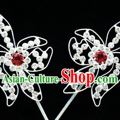 Chinese Ancient Princess Hairpins Traditional Peking Opera Artiste Hair Accessories for Women
