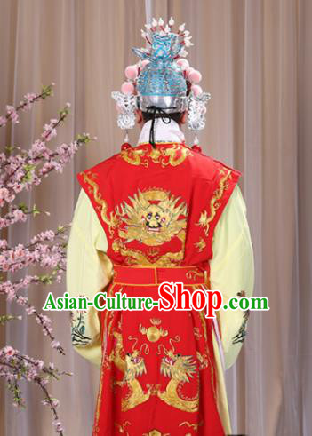 Professional Chinese Traditional Beijing Opera Niche Costume Ancient Prince Red Clothing for Adults Professional Chinese Traditional Beijing Opera Niche Costume Ancient Prince Red Clothing for Adults