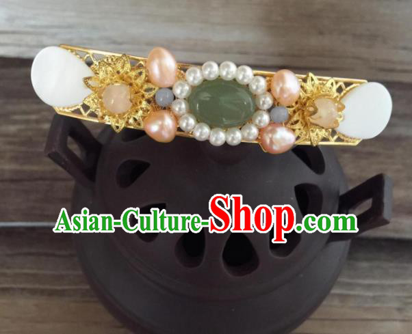 Chinese Ancient Princess Shell Pearls Hairpins Traditional Hanfu Hair Accessories for Women Chinese Ancient Princess Shell Pearls Hairpins Traditional Hanfu Hair Accessories for Women