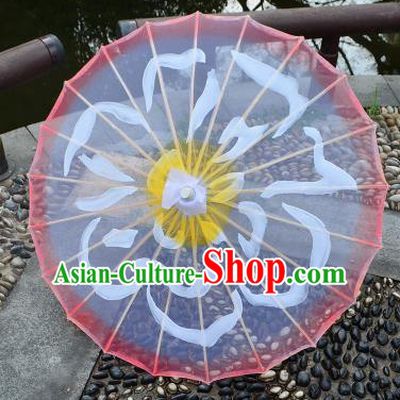 Chinese Ancient Drama Prop Paper Umbrella Traditional Handmade Printing Umbrellas